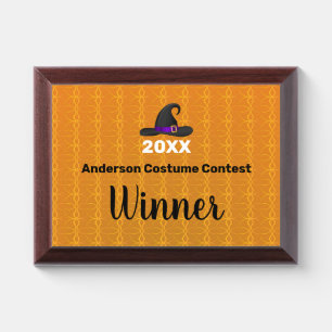 Custom Halloween Costume Contest Award Plaque