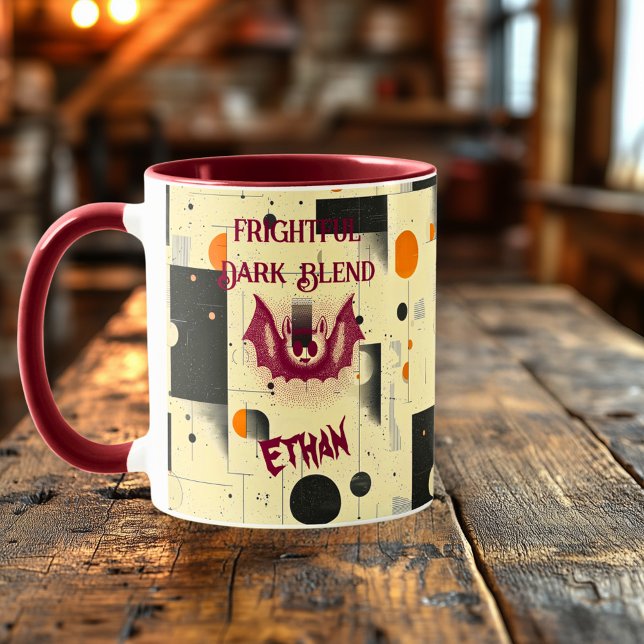 Custom Halloween - Frightful Bat Dark Blend Mug (Creator Uploaded)