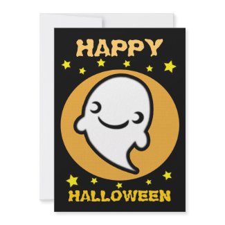 Custom Halloween Ghost Party Invitation invitation