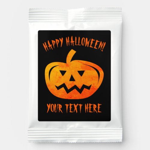 Custom Halloween Hot Chocolate Drink Mix packets