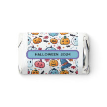 Custom Halloween Mini Chocolate Bar Labels