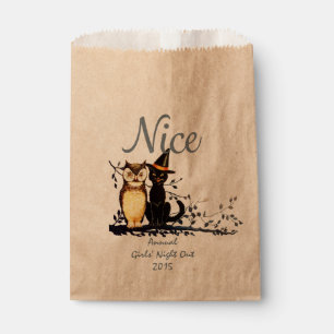 Custom Halloween Naughty or Nice Favor Bag - Nice