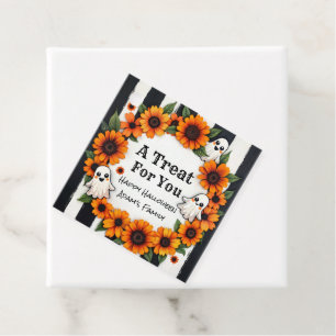 Custom Halloween Party Favor - 'A Treat for You' Tags