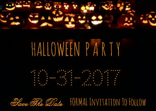 halloween save the date cards zazzle