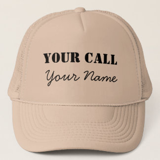 Custom Ham Radio Call Sign Trucker Hat