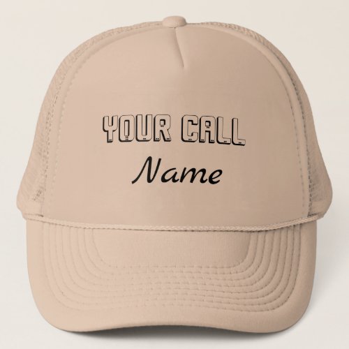 Custom Ham Radio Call Sign Trucker Hat