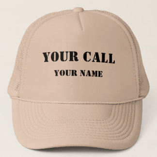 Custom Ham Radio Call Sign Trucker Hat
