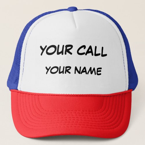 Custom Ham Radio Call_Sign Trucker Hat