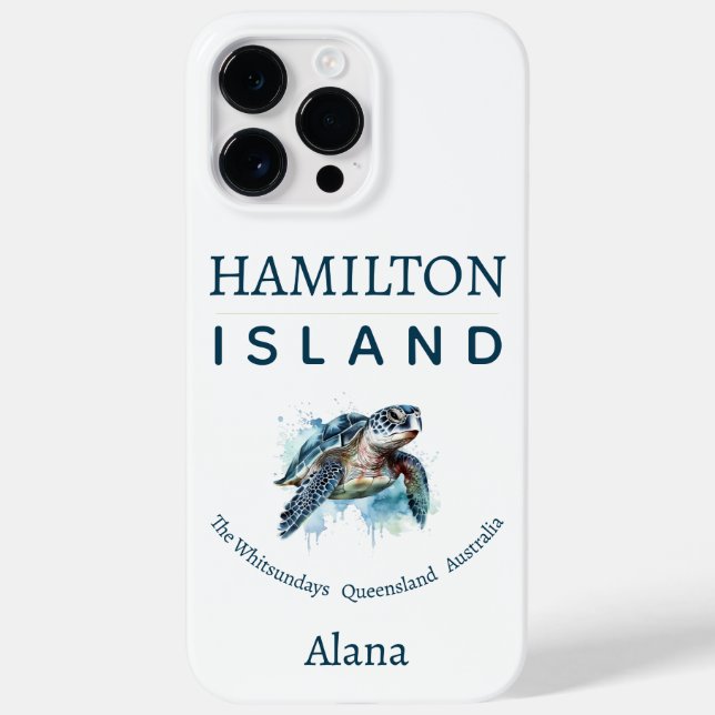 Custom Hamilton Island  Case-Mate iPhone Case (Back)