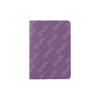 Custom Hand Lettering Amelia Name Design Passport Holder