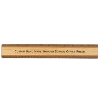 Custom Hand Made Maple Wooden School Office Ruler