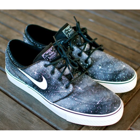 Custom Hand Painted Twilight Zone Black and White (Front right)