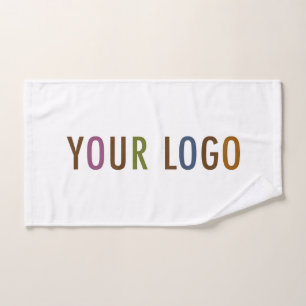 Custom Hand Towel with Company Logo No Minimum