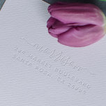 Custom Hand-written Family Name & Return Address Embosser<br><div class="desc">Create your own Custom Hand-written Family Name & Return Address Embosser. Add your family name and return address for an easy way to add a touch of class to your correspondence.</div>