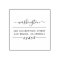 Custom Hand Written Family Name & Return Address