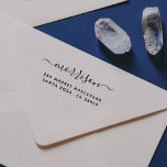 Custom Hand-written Family Name & Return Address Rubber Stamp<br><div class="desc">Create your own Custom Hand-written Family Name & Return Address Rubber Stamps. Add your family name and return address for an easy way to send mail.</div>