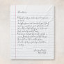 Custom Hand Written Script Letter Love Message Mom Fleece Blanket