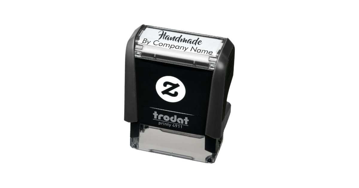 Custom Handmade Self-inking Stamp | Zazzle