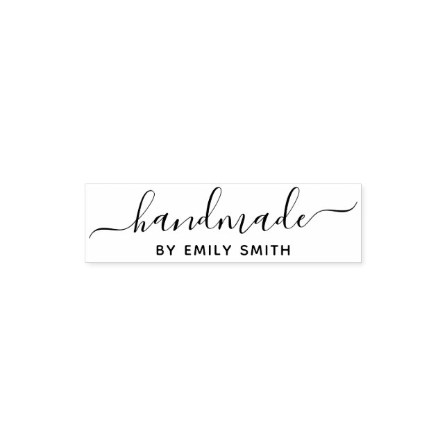Custom Handmade Stamp Small Business Craft (Design)