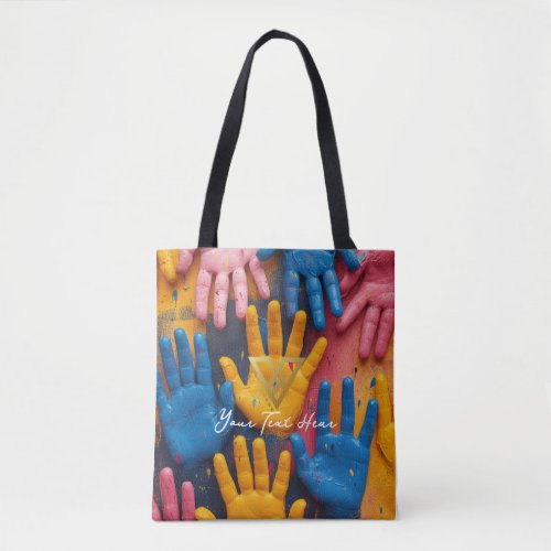 Custom  Hands of Harmony Personalized Tote