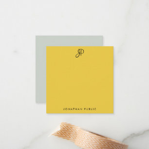 Custom Handwritten Monogram Elegant Color Template