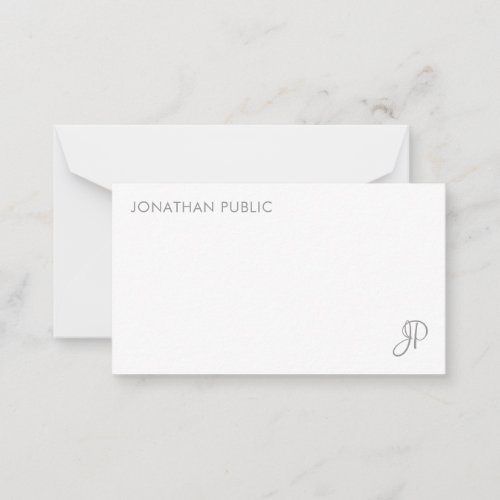 Custom Handwritten Monogram Simple Template