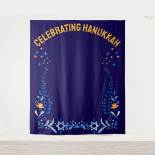 Custom HANUKKAH FAMILY REUNION Photo Backdrop