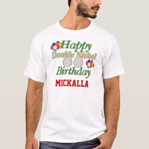 Custom Happy 55th Birthday Tee Shirt