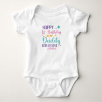 Custom Happy Birthday | 1st Birthday As My Daddy