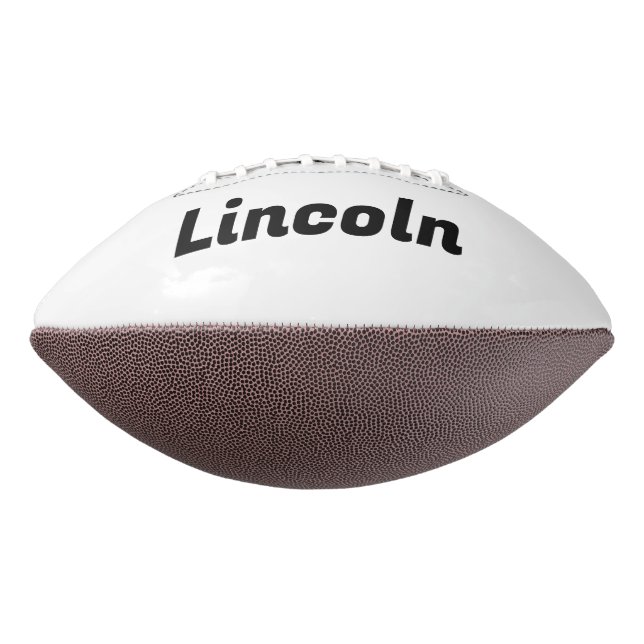 Custom Happy Birthday  Football (Rotated 90)