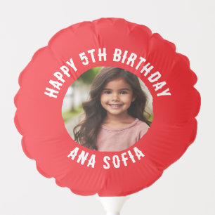 Custom Happy Birthday Personalized Name Any Age Balloon