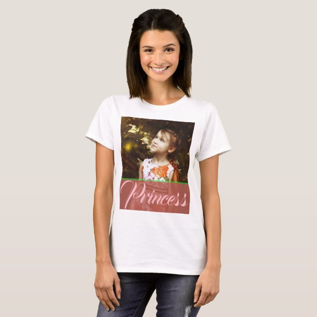 Custom Happy Birthday Princess t-shirts (Front Full)