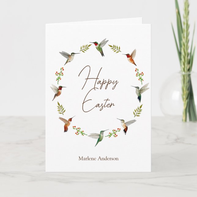 Custom Happy Easter Card (Front)