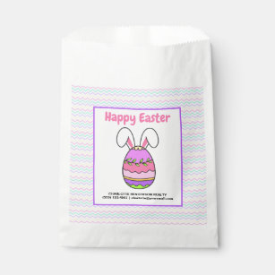 Custom Happy Easter Egg Party Goodie Favor Bag