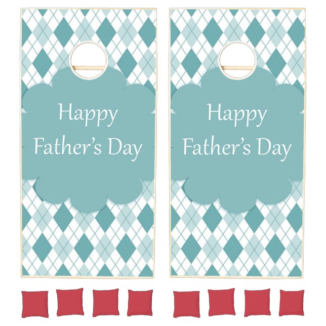 Custom Happy Fathers Days  Cornhole Set (Set)