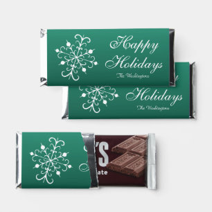 Custom Happy Holidays Hershey’s Chocolate Bars