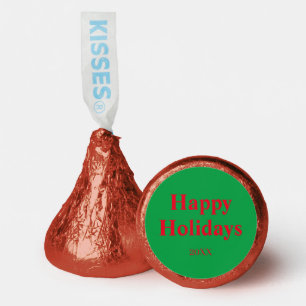 Custom Happy Holidays Hershey®'s Kisses®