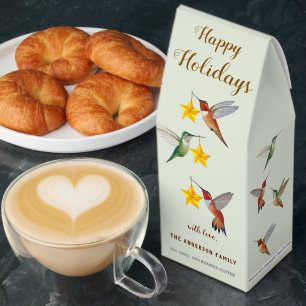 Custom Happy Holidays Roasted Coffee