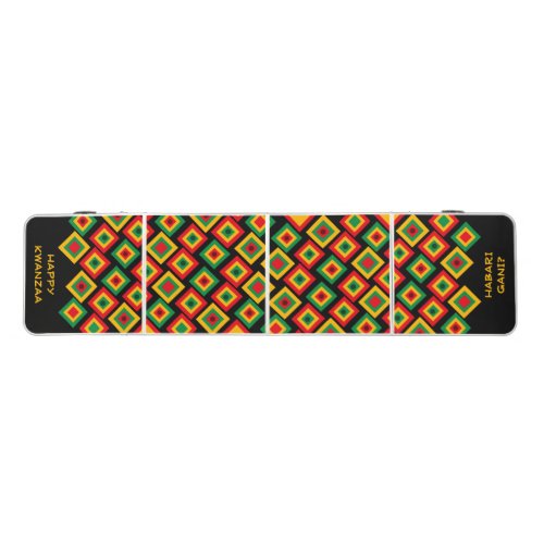 Custom HAPPY KWANZAA Beer Pong Table