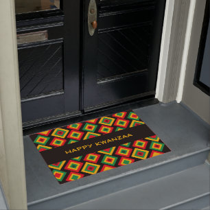 Custom HAPPY KWANZAA Doormat