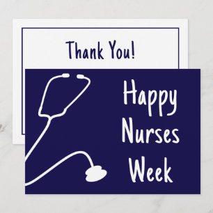 Custom Happy Nurses Week Nurse Appreciation Thank You Card