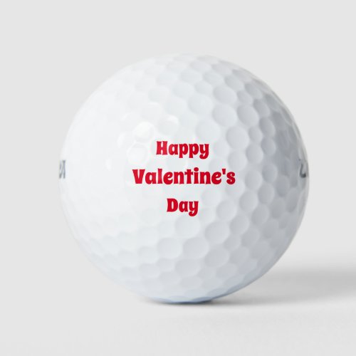 Custom  happy Valentines day   Golf Balls