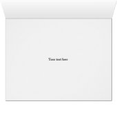 Custom Happy Valentine's Day large greeting card (Inside Horizontal (Bottom))