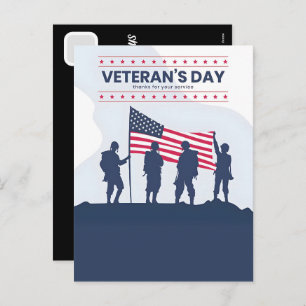 Custom Happy Veterans Day! Thank You Cards 2025