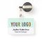 Custom Hard Plastic Name Badge Retractable Clip