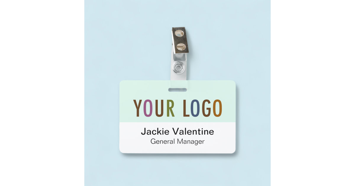 Personalized Premium Name Badge Staff ID Tag with Pin | Design Your Custom  Badge | Laser Engraved (Black)