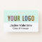 Custom Hard Plastic Name Badge with Metal Clip