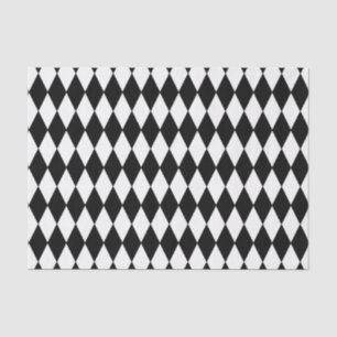 Custom Harlequin Black Diamond Tissue Paper