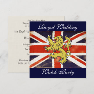 Custom Harry and Meghan Elegant Watch Party Invite