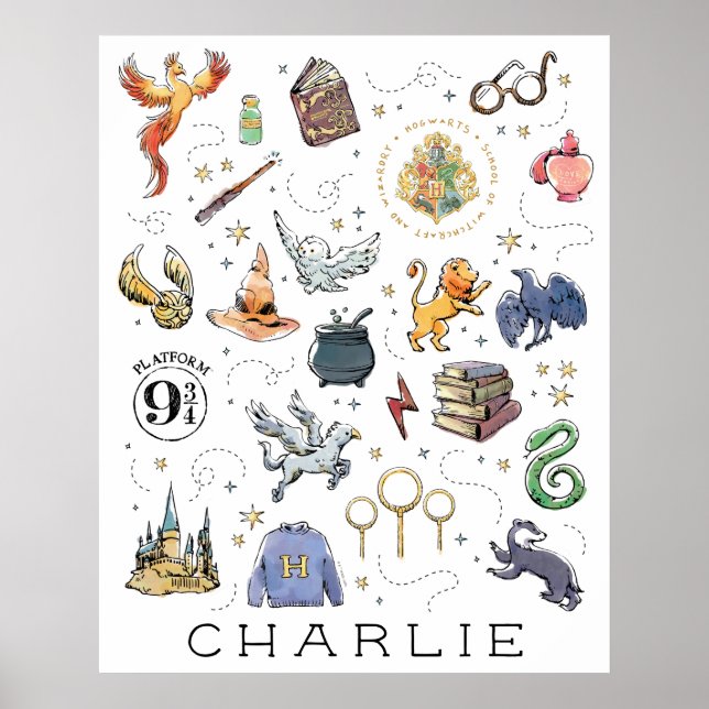 Custom | HARRY POTTER™ Icons Poster (Front)